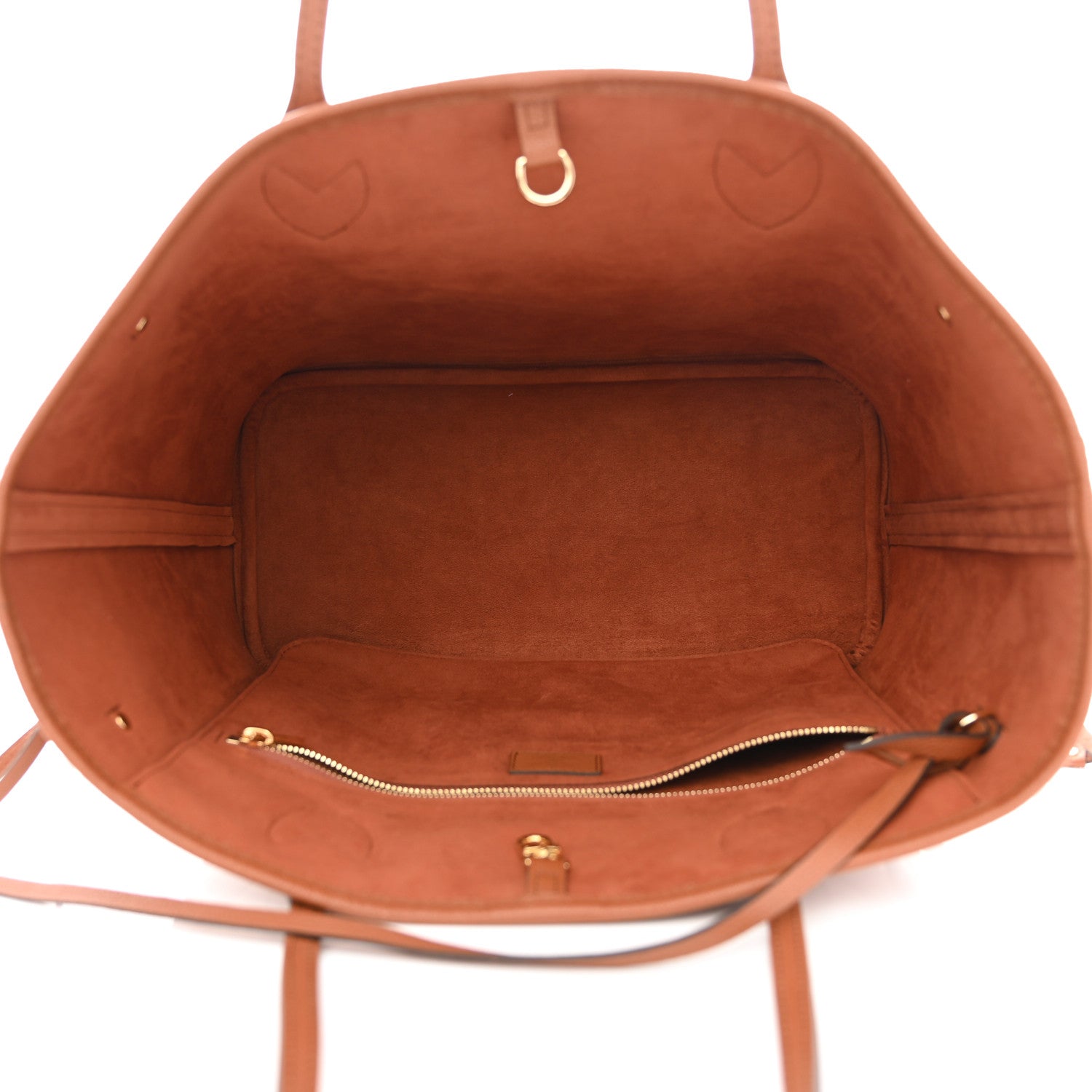 Louis Vuitton Empreinte Monogram Giant Neverfull MM Cognac 6 of 10