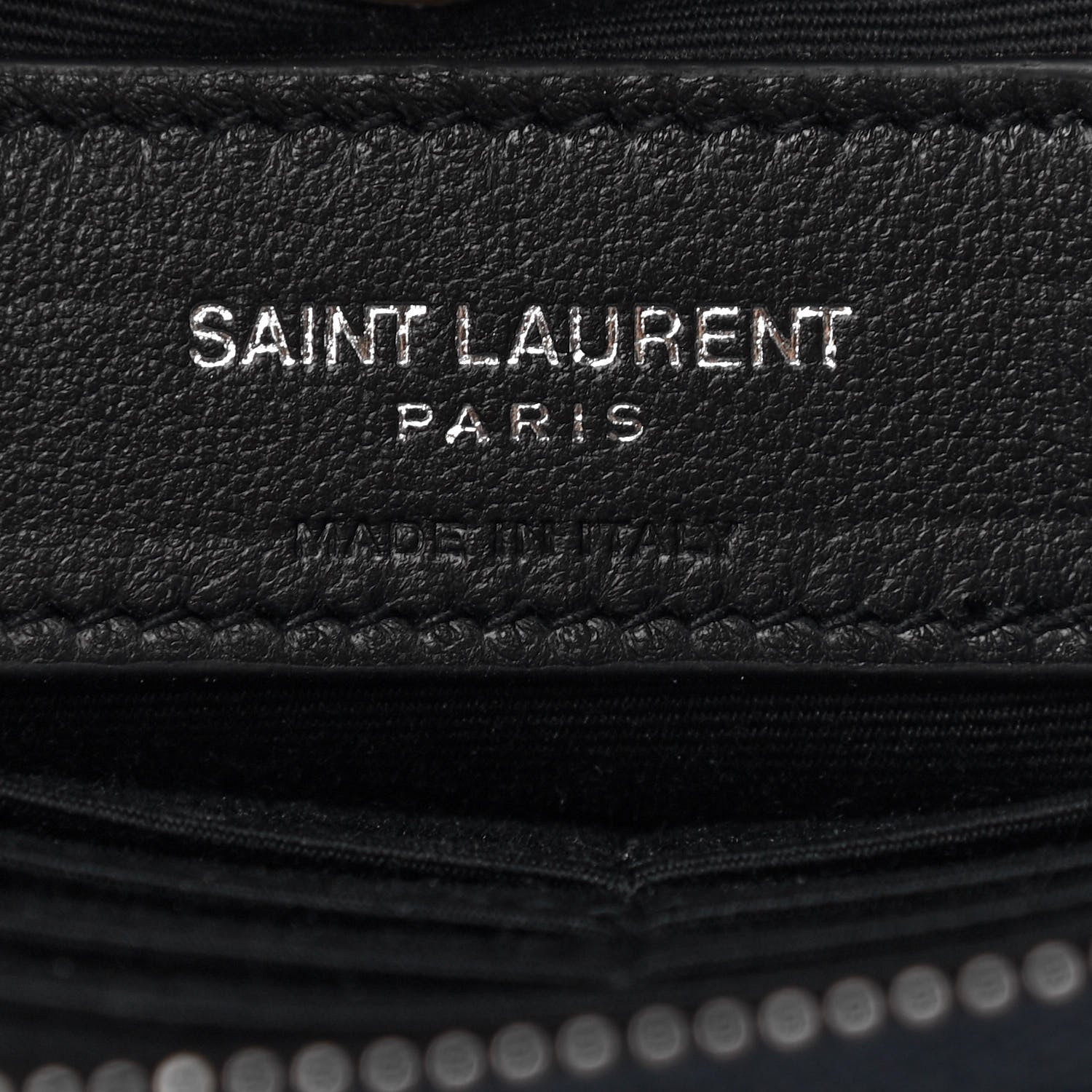 Saint Laurent Calfskin Mini ID Tablet Holder Deep Marine 6 of 7