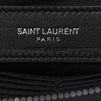 Saint Laurent Calfskin Mini ID Tablet Holder Deep Marine 6 of 7