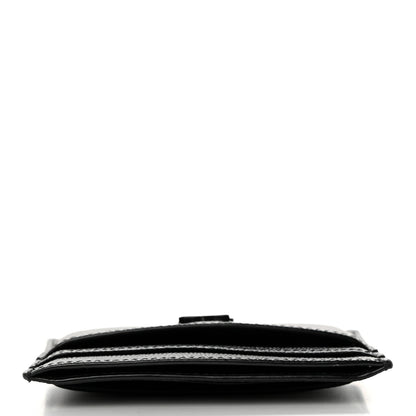 Saint Laurent Grain De Poudre Monogram Credit Card Case Black 8 of 8