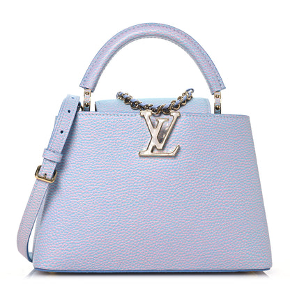Louis Vuitton Taurillon Summer Stardust Capucines BB Lilas Purple 1 of 12