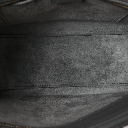 Celine Baby Drummed Calfskin Nano Luggage Kohl 5 of 11