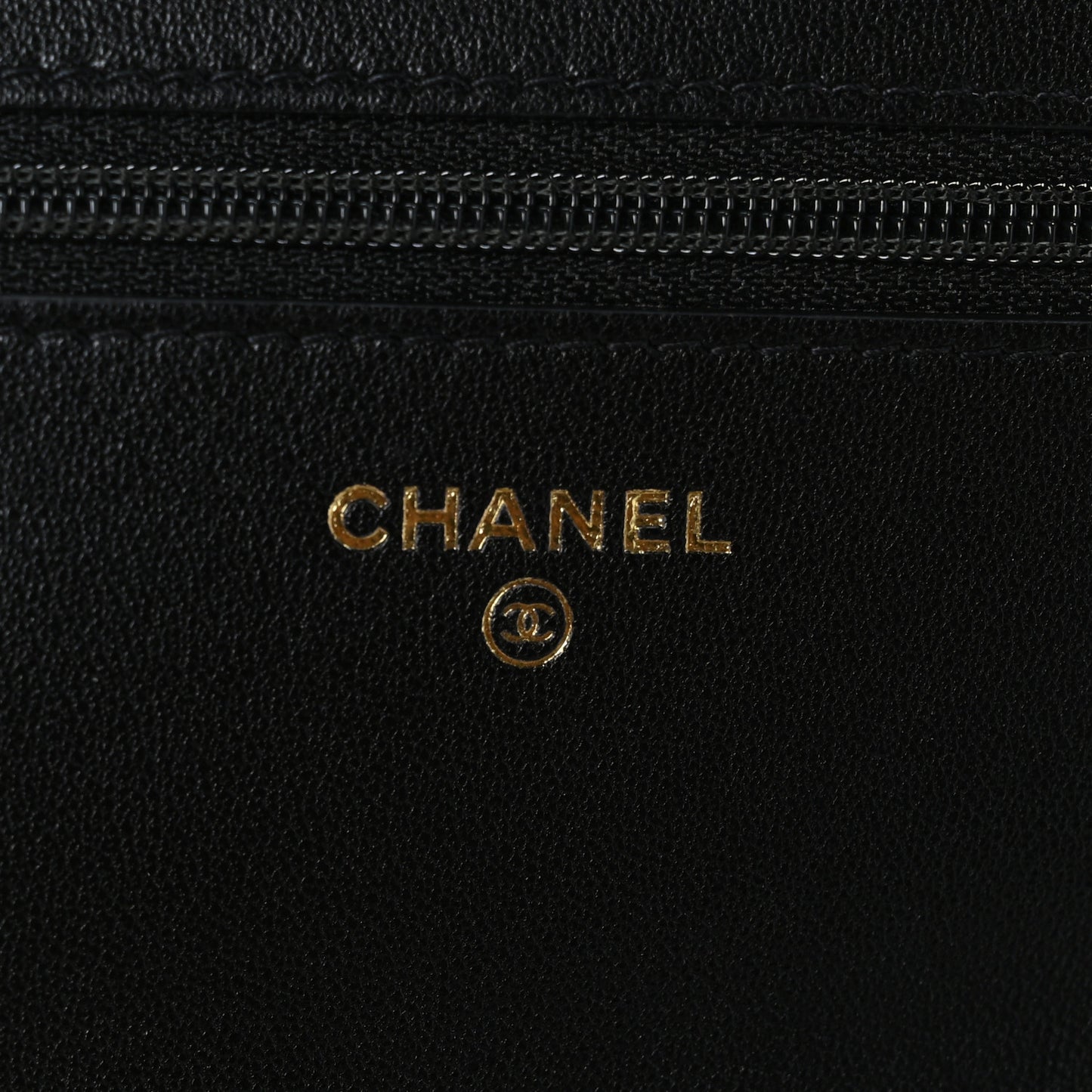 Lambskin Quilted Chanel 19 Wallet On Chain WOC Black