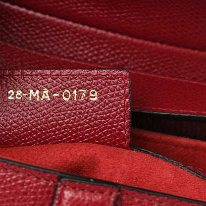 Christian Dior Grained Calfskin Saddle Bag Red 7 of 10