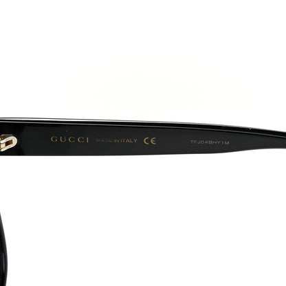 Gucci Cat Eye GG Sunglasses GG0097S Black 6 of 8