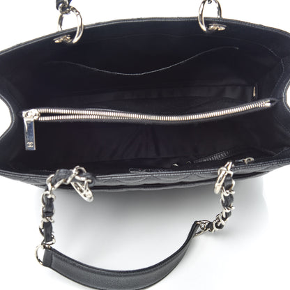Chanel Caviar Quilted Grand Shopping Tote GST Black 7 of 15