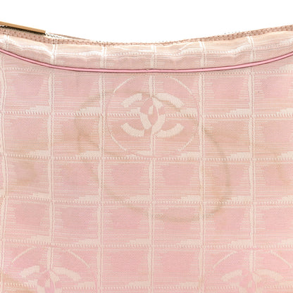 Chanel Nylon Travel Ligne Hobo Pink 8 of 14