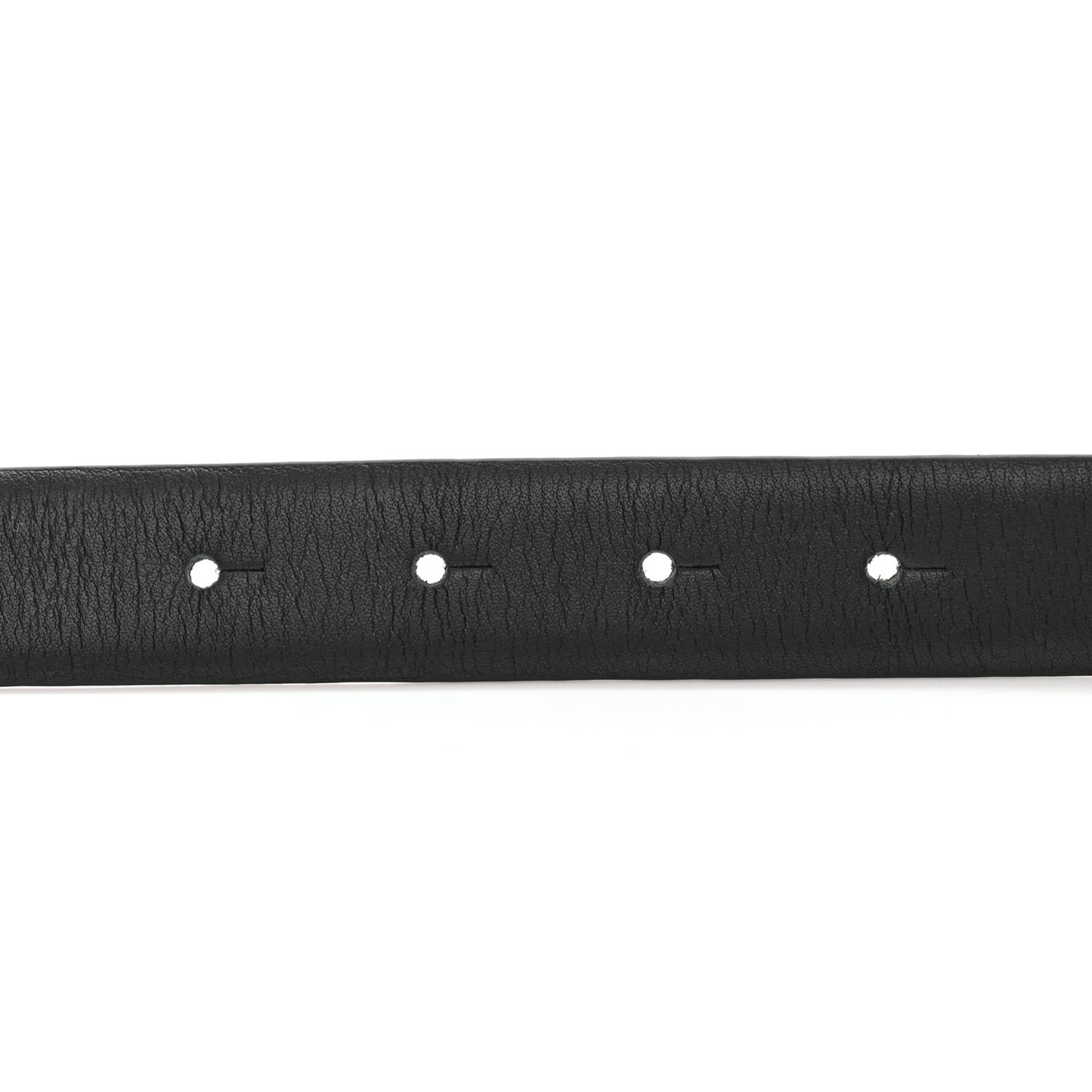 Calfskin Crystal Pearls Coronation CC Belt 80/32 Black