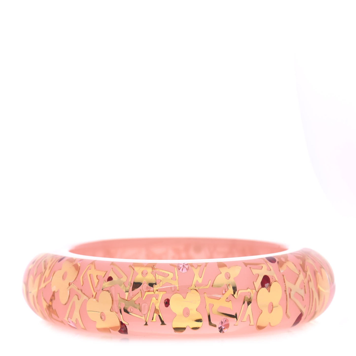 Resin Swarovski Medium Inclusion Bracelet GM Rose