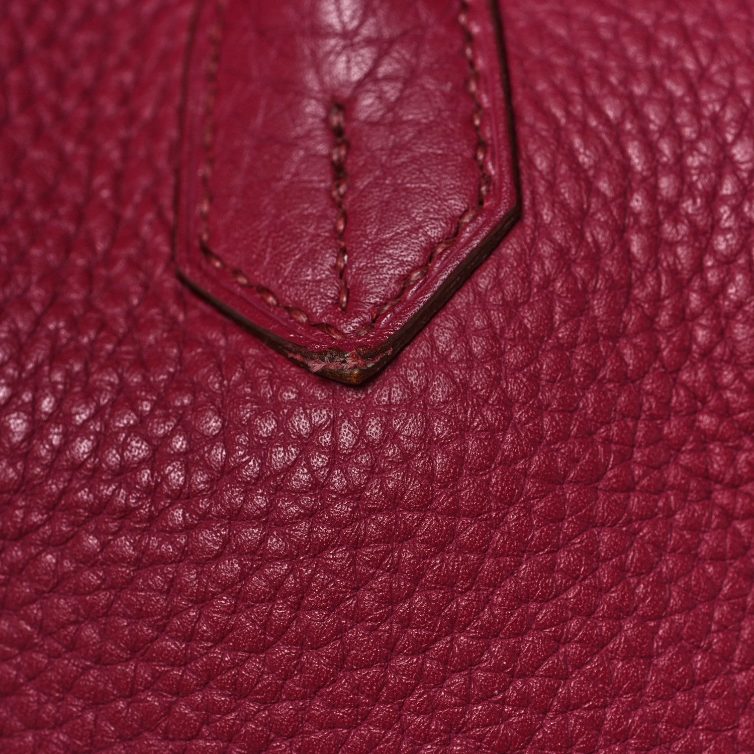 Hermes Taurillon Clemence Birkin 35 Rubis 47 of 48