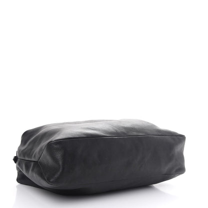 Gucci Calfskin Large Horsebit Chain Hobo Black 4 of 8