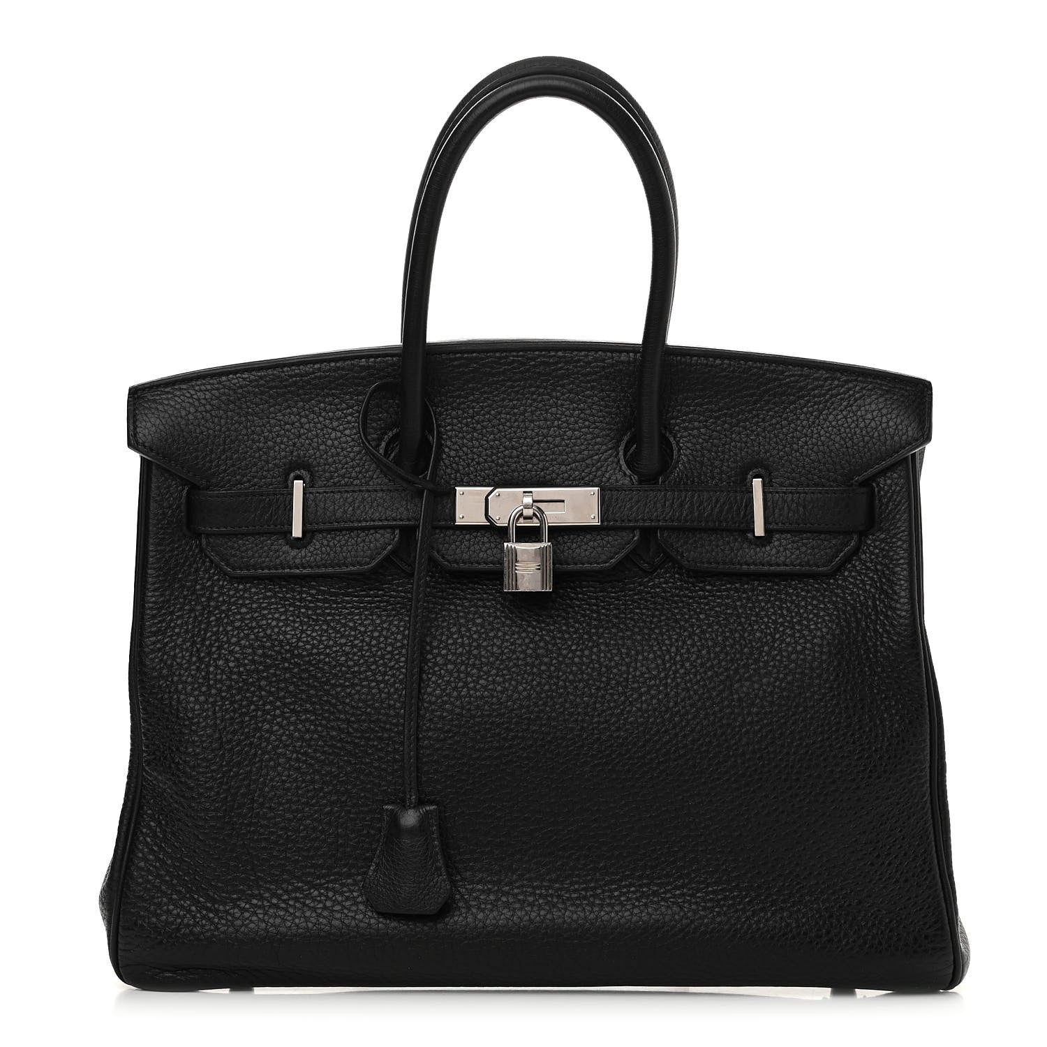 Hermes Taurillon Clemence Birkin 35 Black 1 of 17
