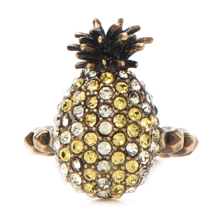 Gucci Crystal Pineapple Motif Ring XS 1 of 6