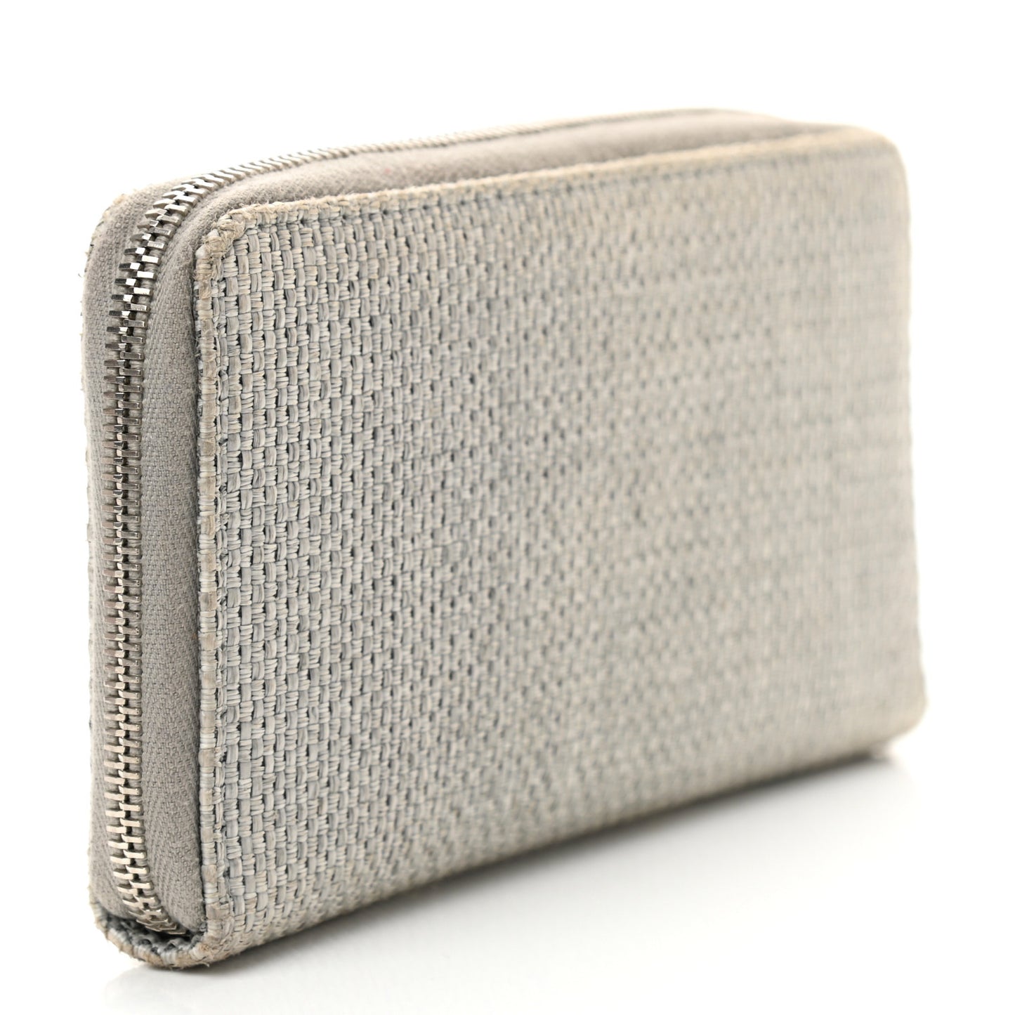 Canvas Deauville Zip Around Wallet Grey