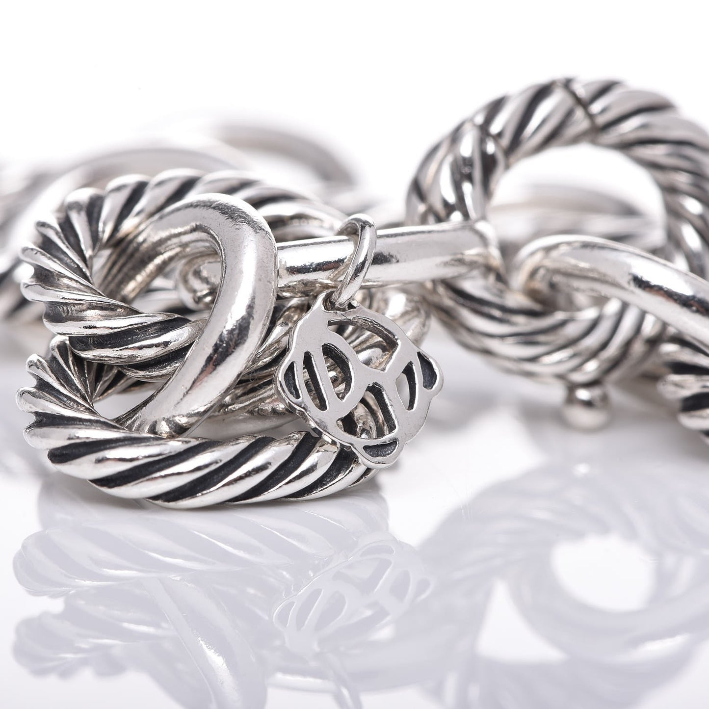 Sterling Silver 12mm Large Oval Link Bracelet