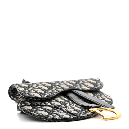 Christian Dior Oblique Saddle Belt Pouch Blue 3 of 8