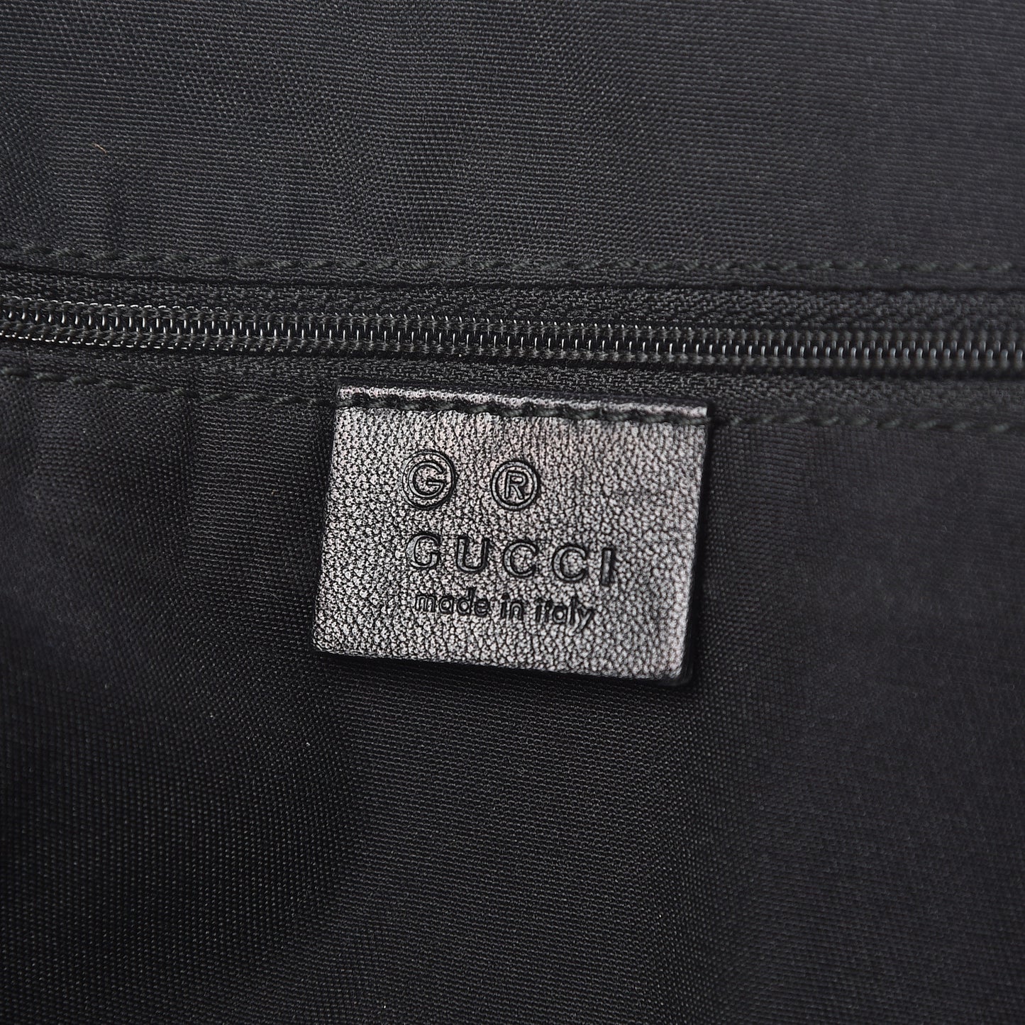 Calfskin Horsebit Embossed Large Tote Black