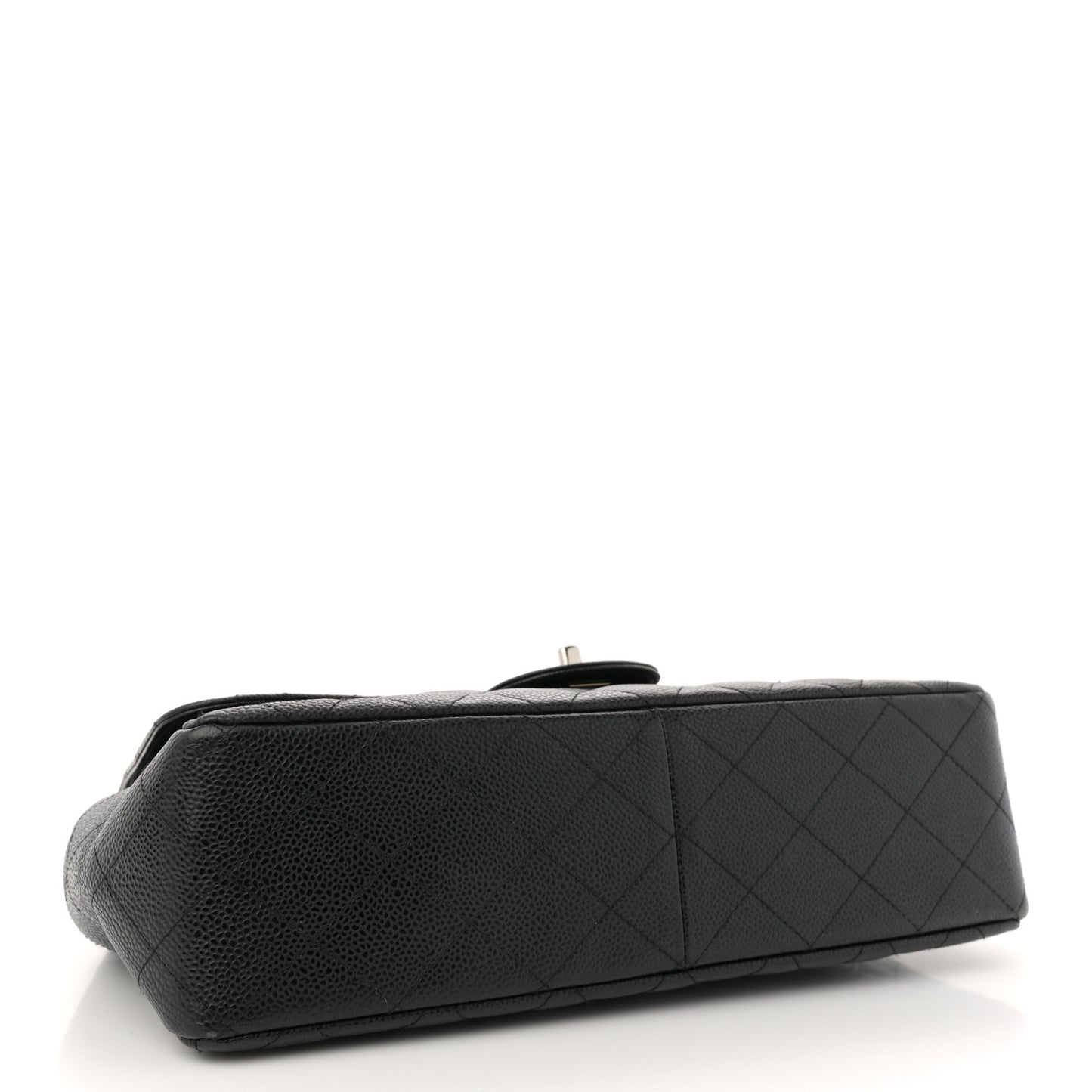 Caviar Quilted Jumbo Single Flap Black