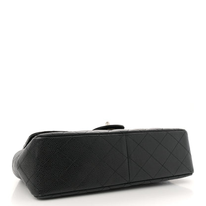 Chanel Caviar Quilted Jumbo Single Flap Black 4 of 11