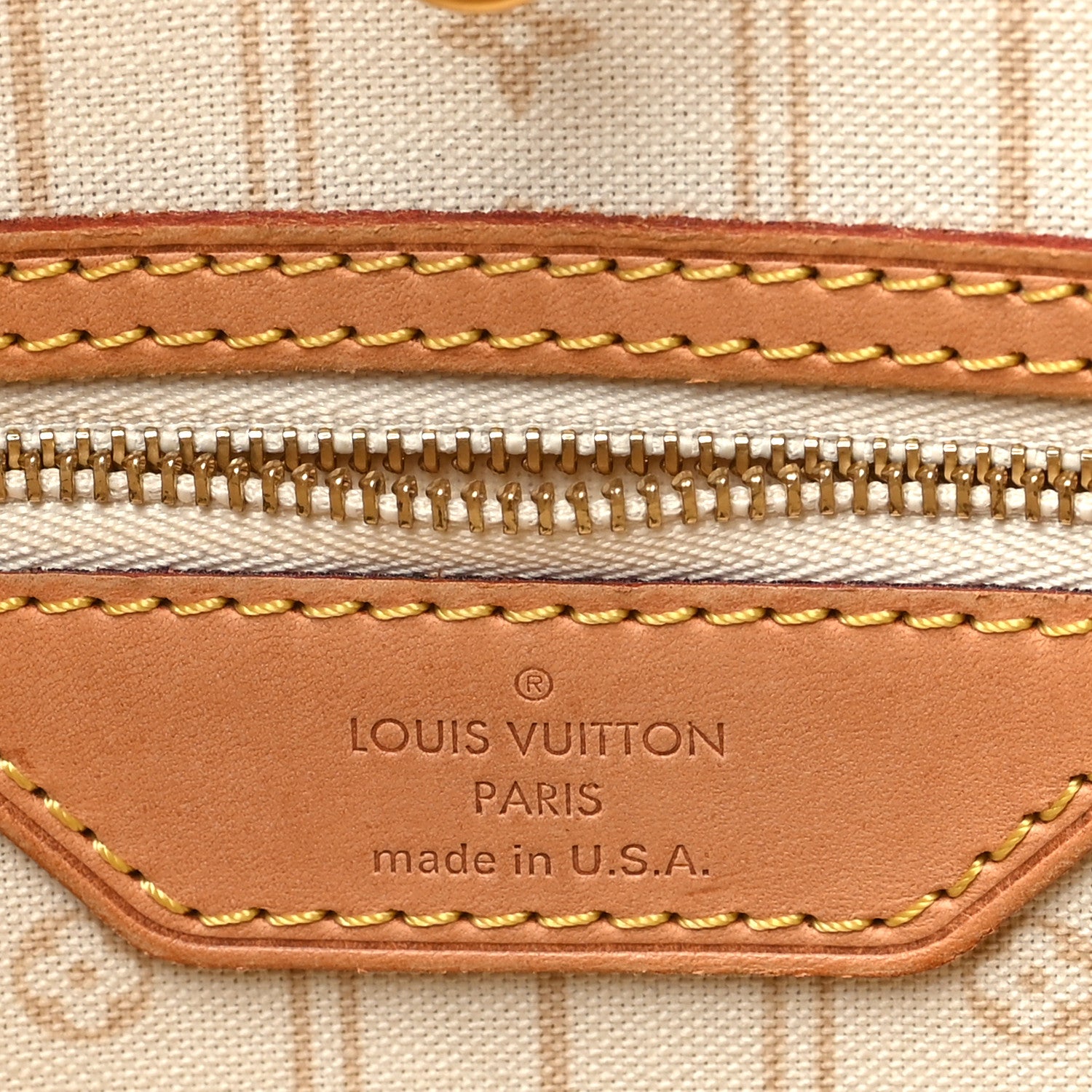 Louis Vuitton Damier Azur Neverfull MM 5 of 9