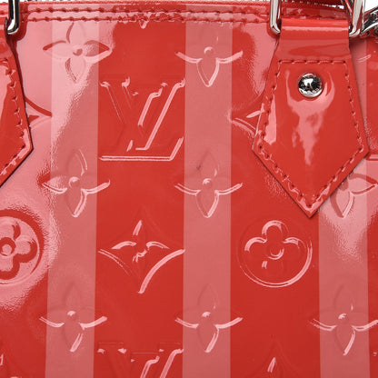 Louis Vuitton Vernis Rayures Alma BB Poppy 8 of 8