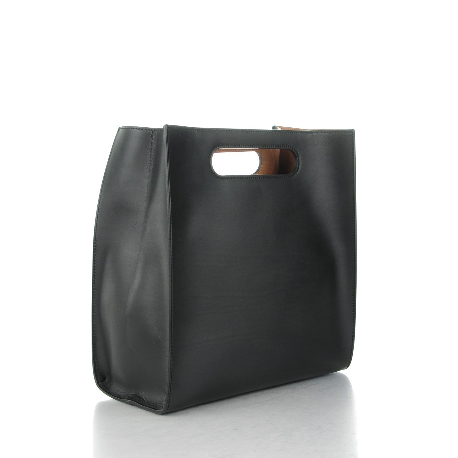 Gucci Calfskin Small XL Tote Black 3 of 6