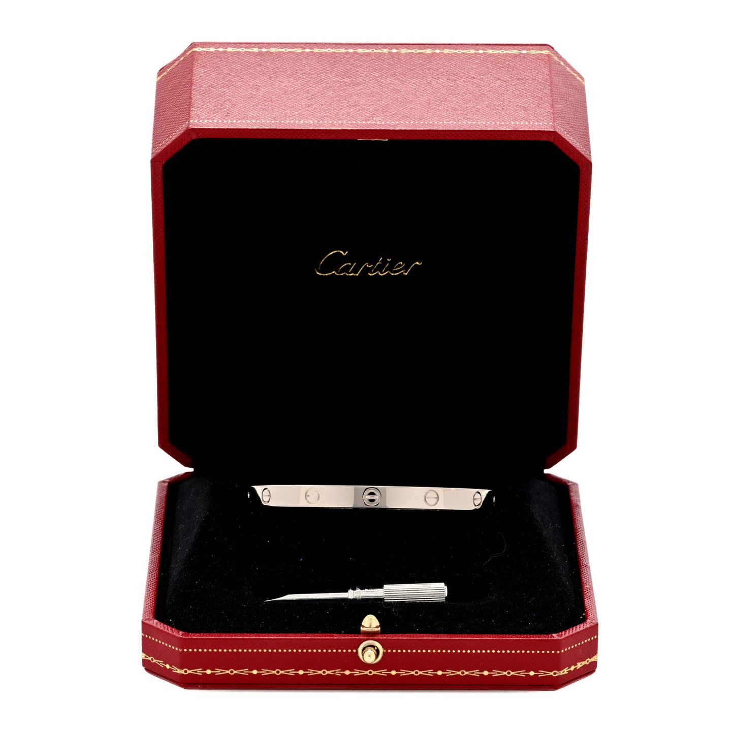 18K White Gold LOVE Bracelet 19