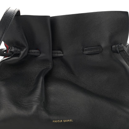 Mansur Gavriel Lambskin Mini Protea Bag Black Flamma 7 of 10