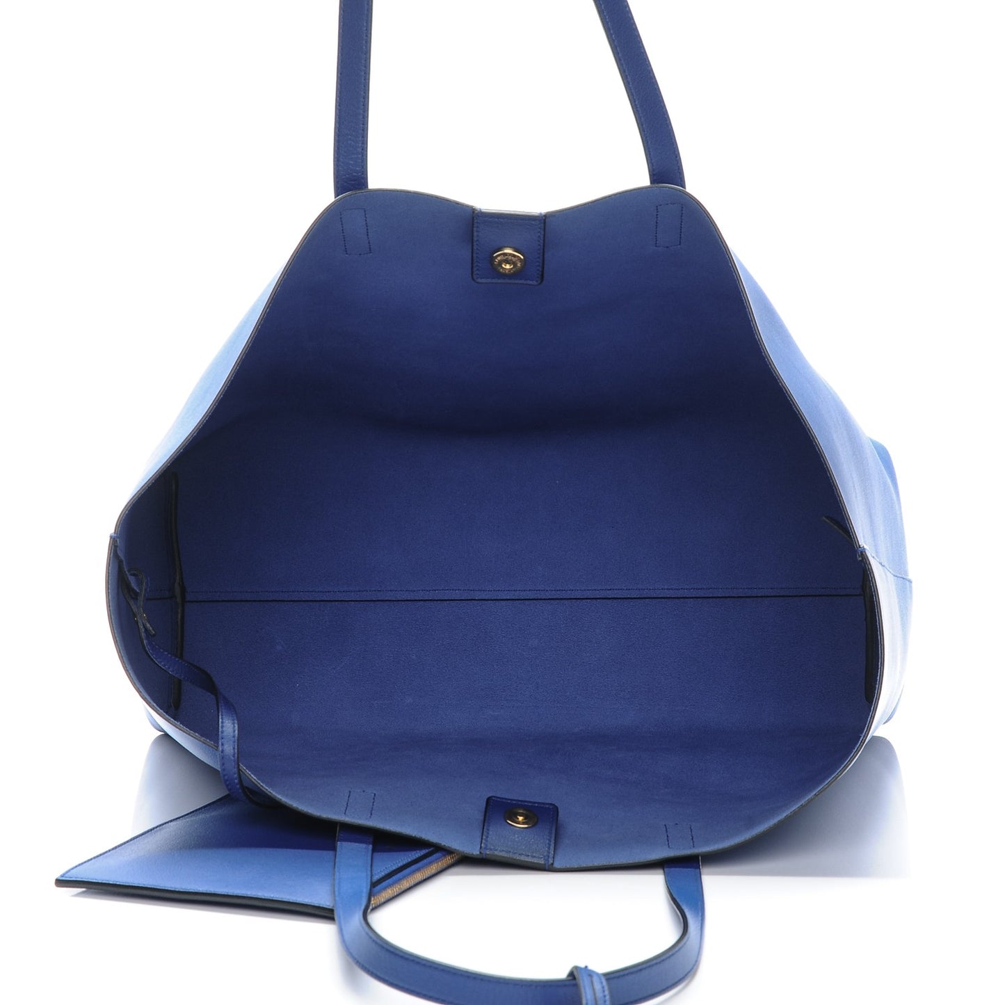 Calfskin Large Shopping Tote Ultramarine