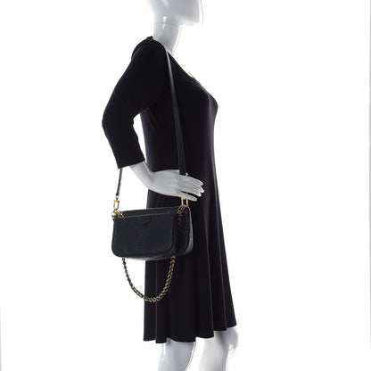 Louis Vuitton Empreinte Monogram Giant Multi Pochette Accessories Black 3 of 12