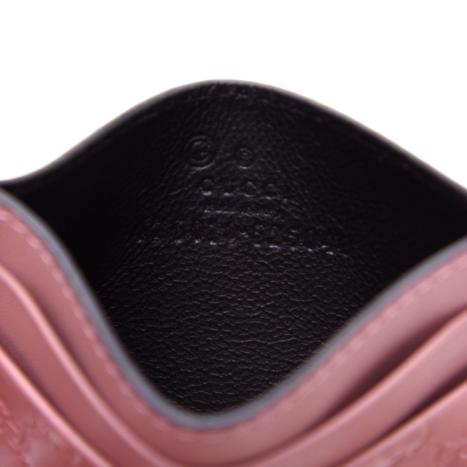 Gucci Microguccissima Card Holder Soft Pink 8 of 9