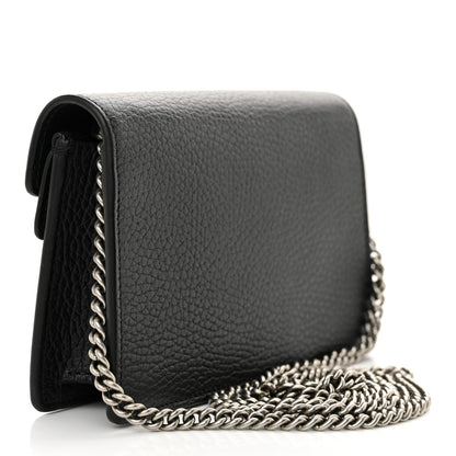 Gucci Calfskin Super Mini Dionysus Shoulder Bag Black 3 of 9