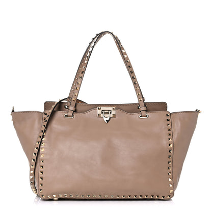 Valentino Garavani Vitello Medium Rockstud Tote Alpaca 1 of 23