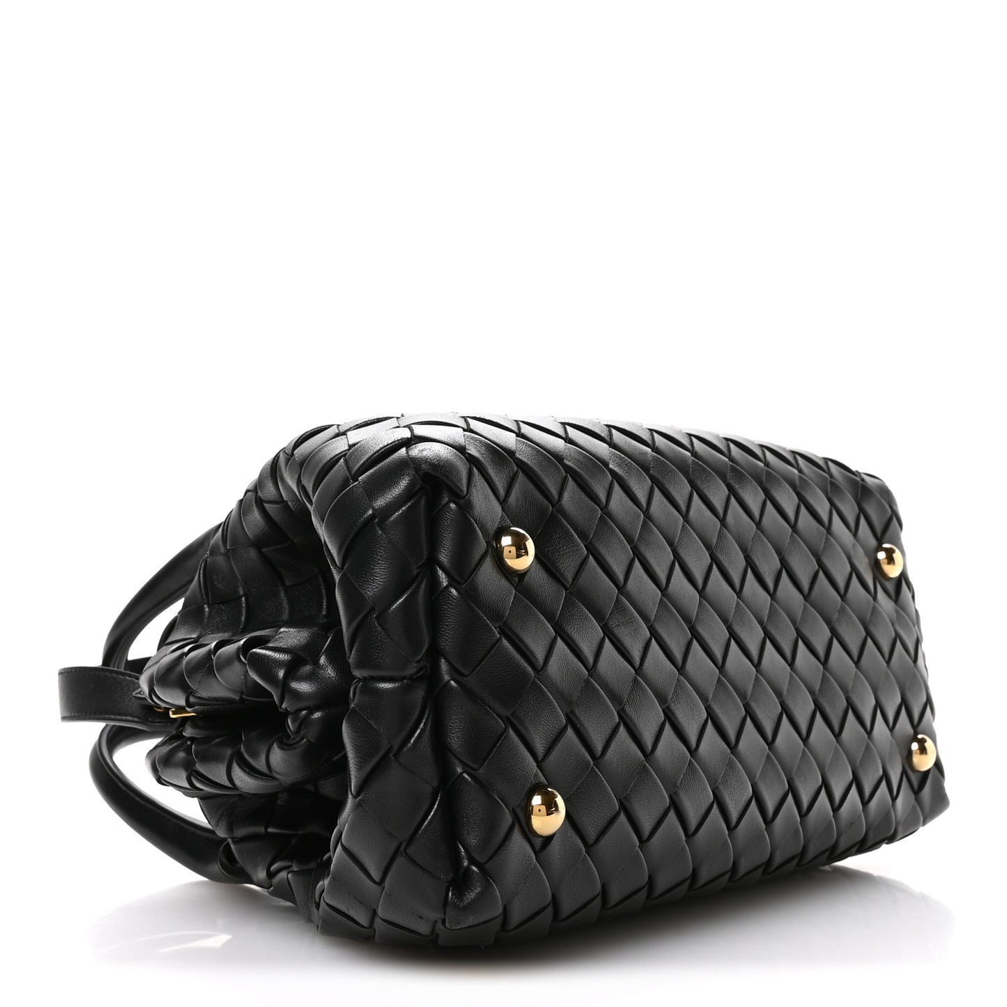 Nappa Intrecciato Teen The Lauren 1980 Bauletto Black