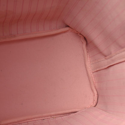 Louis Vuitton Damier Ebene Neo Neverfull MM Rose Ballerine 6 of 14