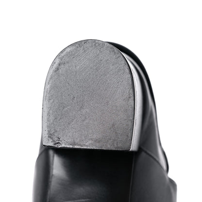 Chanel Lambskin Velvet Cap Toe Short Ankle Boots 38.5 Black 7 of 12