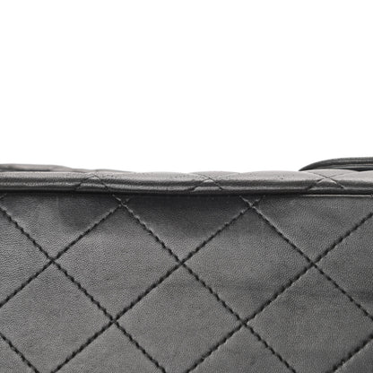 Chanel Lambskin Quilted Maxi Double Flap Black 20 of 21