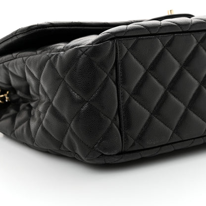 Chanel Caviar Quilted XXL Travel Flap Bag Black 9 of 11