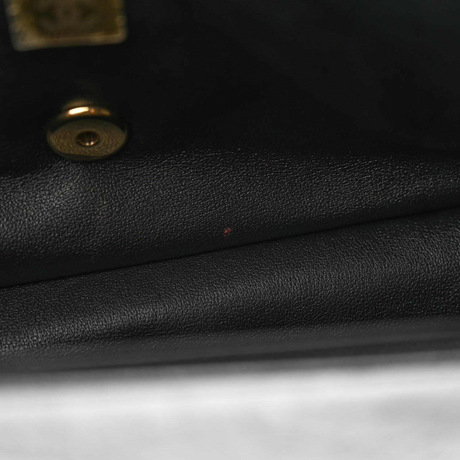 Chanel Crumpled Calfskin Quilted Clutch Black 9 of 10