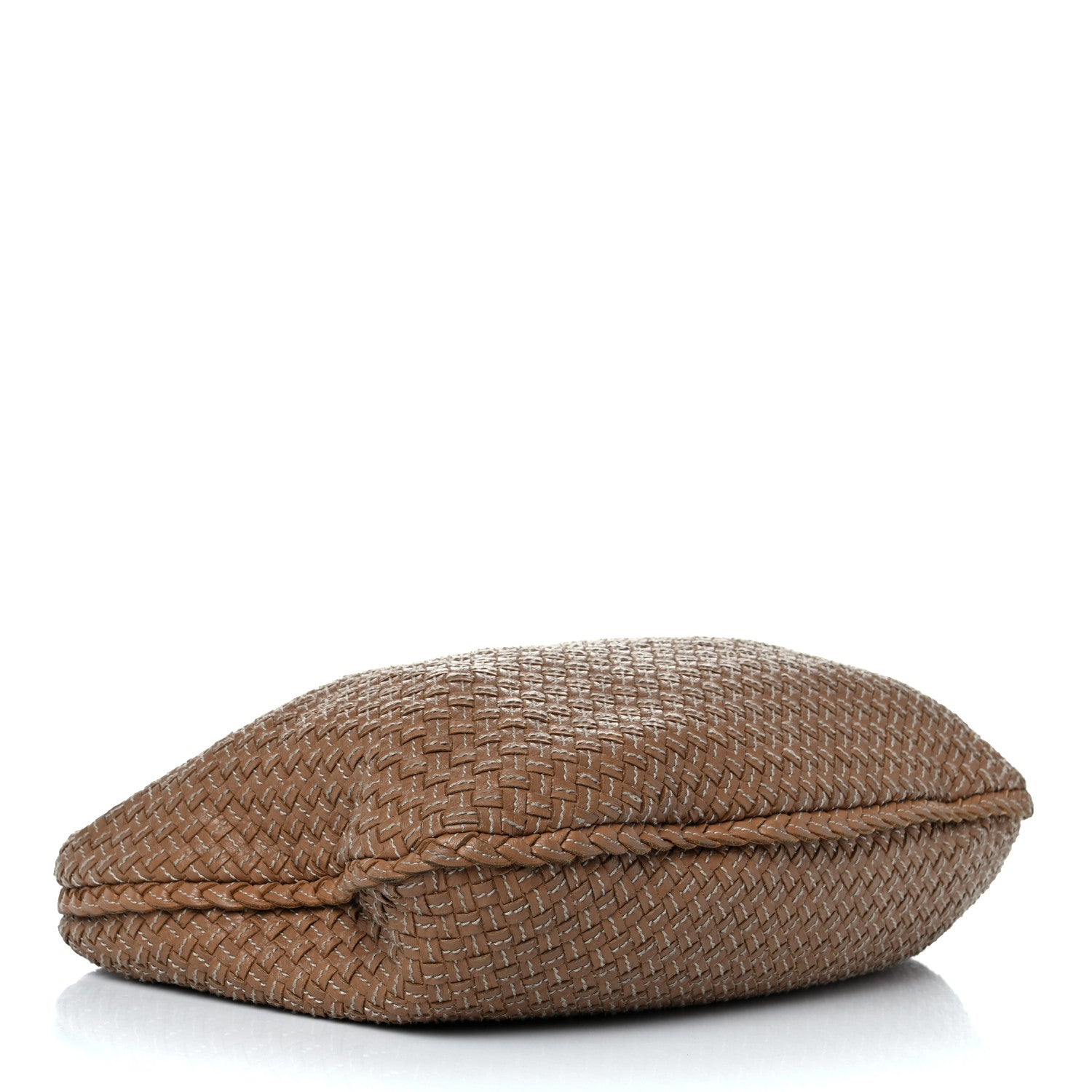 Bottega Veneta Nappa Stitched Intrecciato Medium Veneta Hobo Maple Sapphire 4 of 12