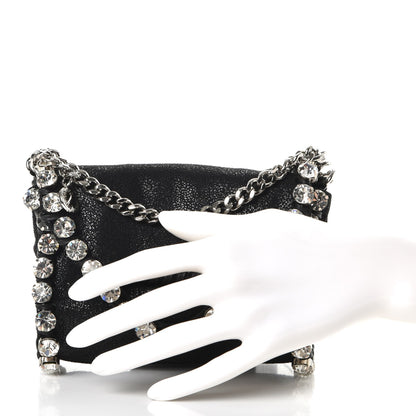 Stella McCartney Shaggy Deer Tiny Falabella Crystal Crossbody Black 3 of 12