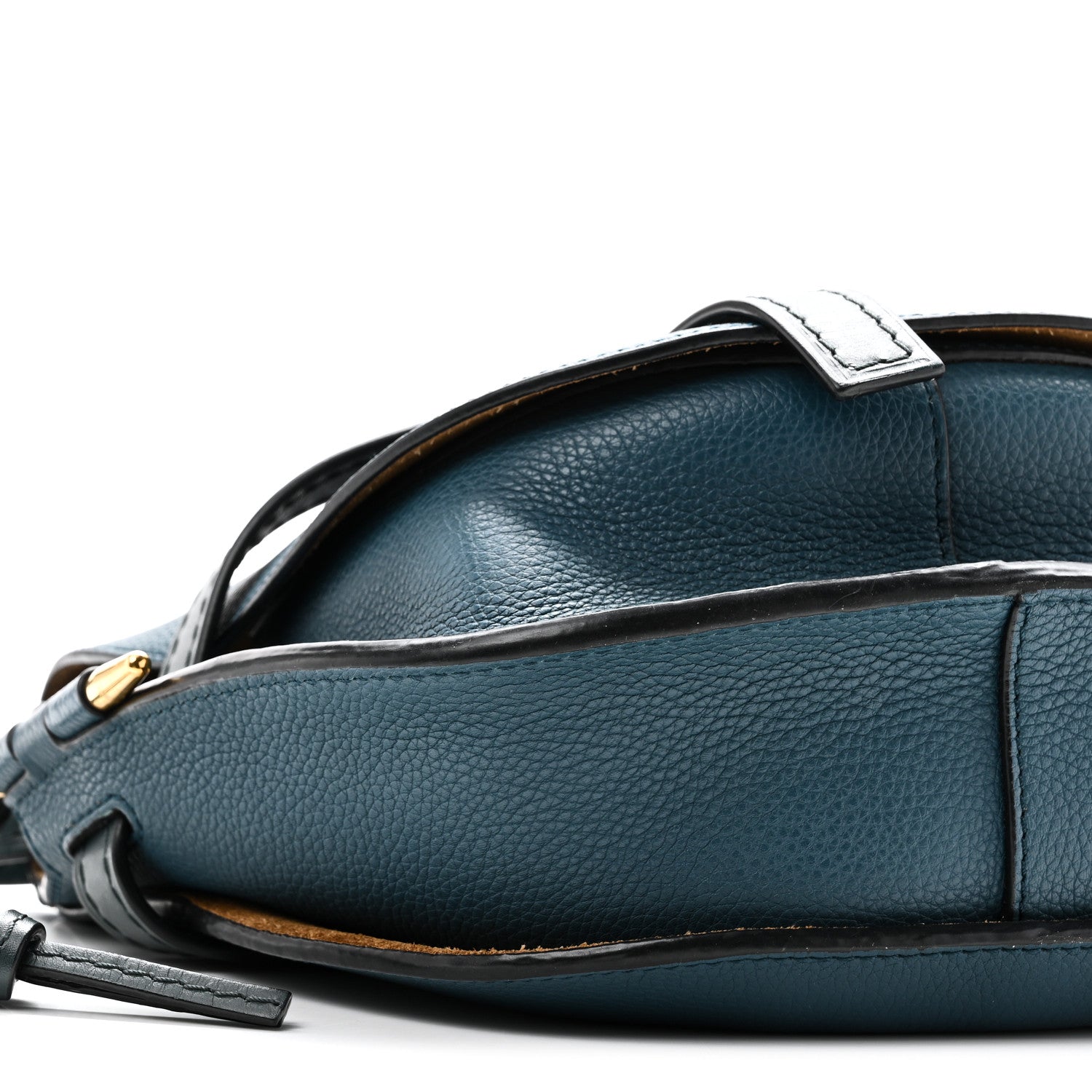 Loewe Grained Calfskin Small Gate Crossbody Bag Petroleum Blue Cypress 8 of 9