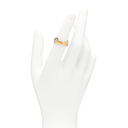 Cartier 18K Pink Yellow White Gold Classic Trinity Ring 50 5.25 2 of 4
