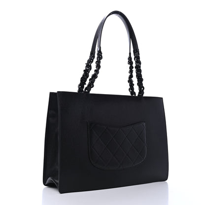 Chanel Caviar Quilted My Everything Large Shopping Tote Black 2 of 4