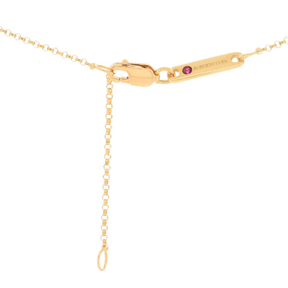 Roberto Coin 18K Yellow Gold Barocco Twisted Circle Necklace 3 of 3
