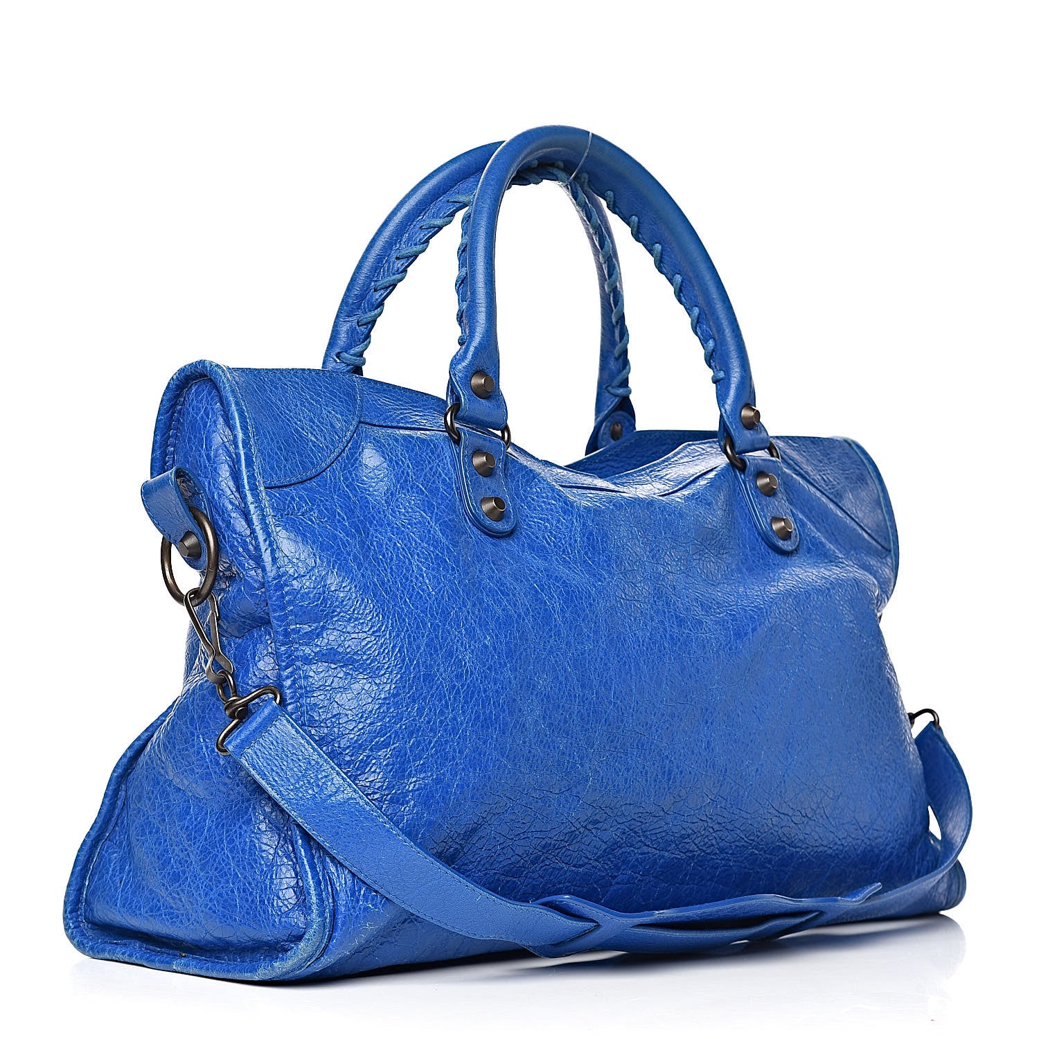 Balenciaga Agneau Classic Hardware City Bleu Lazuli 3 of 16