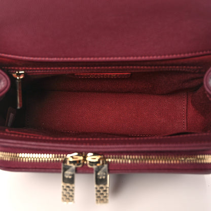 Chanel Caviar Quilted Medium Business Affinity Flap Burgundy 5 of 10
