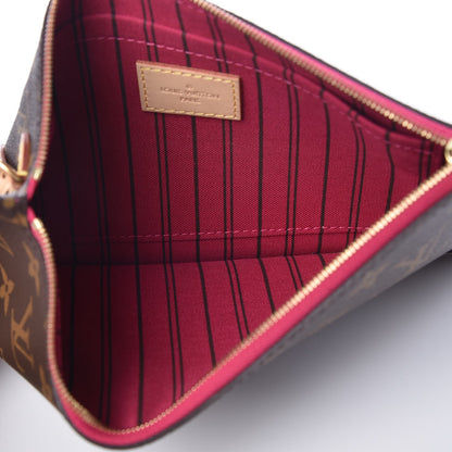 Louis Vuitton Monogram Neverfull MM GM Pochette Pivoine 5 of 8