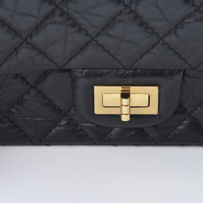 Chanel Aged Calfskin Quilted 2.55 Reissue Mini Flap Black 11 of 12