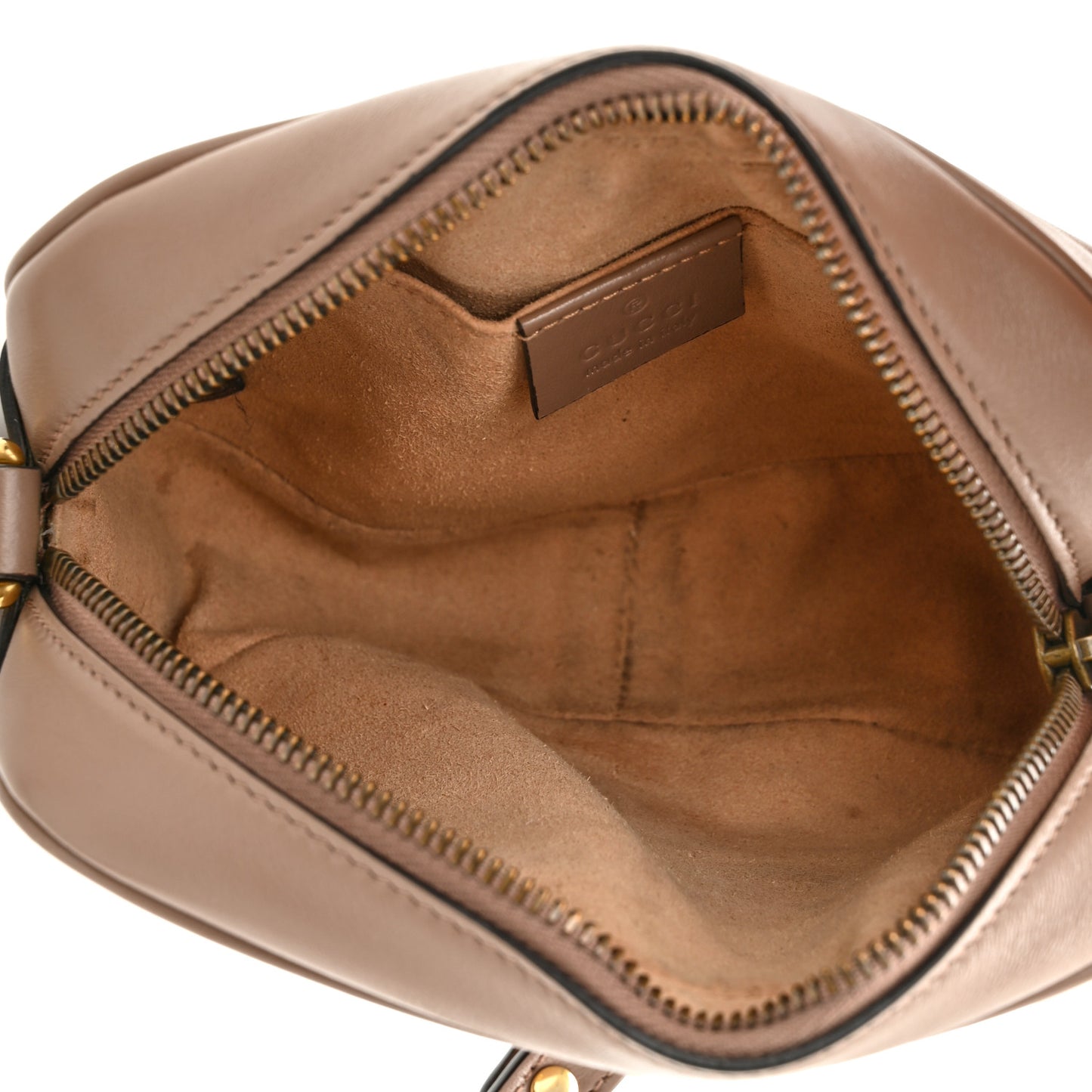 Calfskin Matelasse Mini GG Marmont Chain Shoulder Bag Porcelain Rose